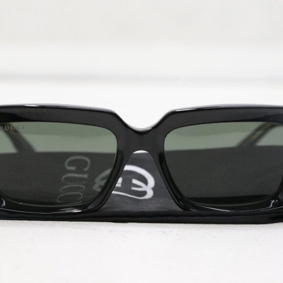 GUCCI GG1529S-001-54 54mm Black Frame Grey Lens Sunglasses Gucci GG1529S 001 Sunglasses Black/Grey Rectangle Shape 54  main image 3
